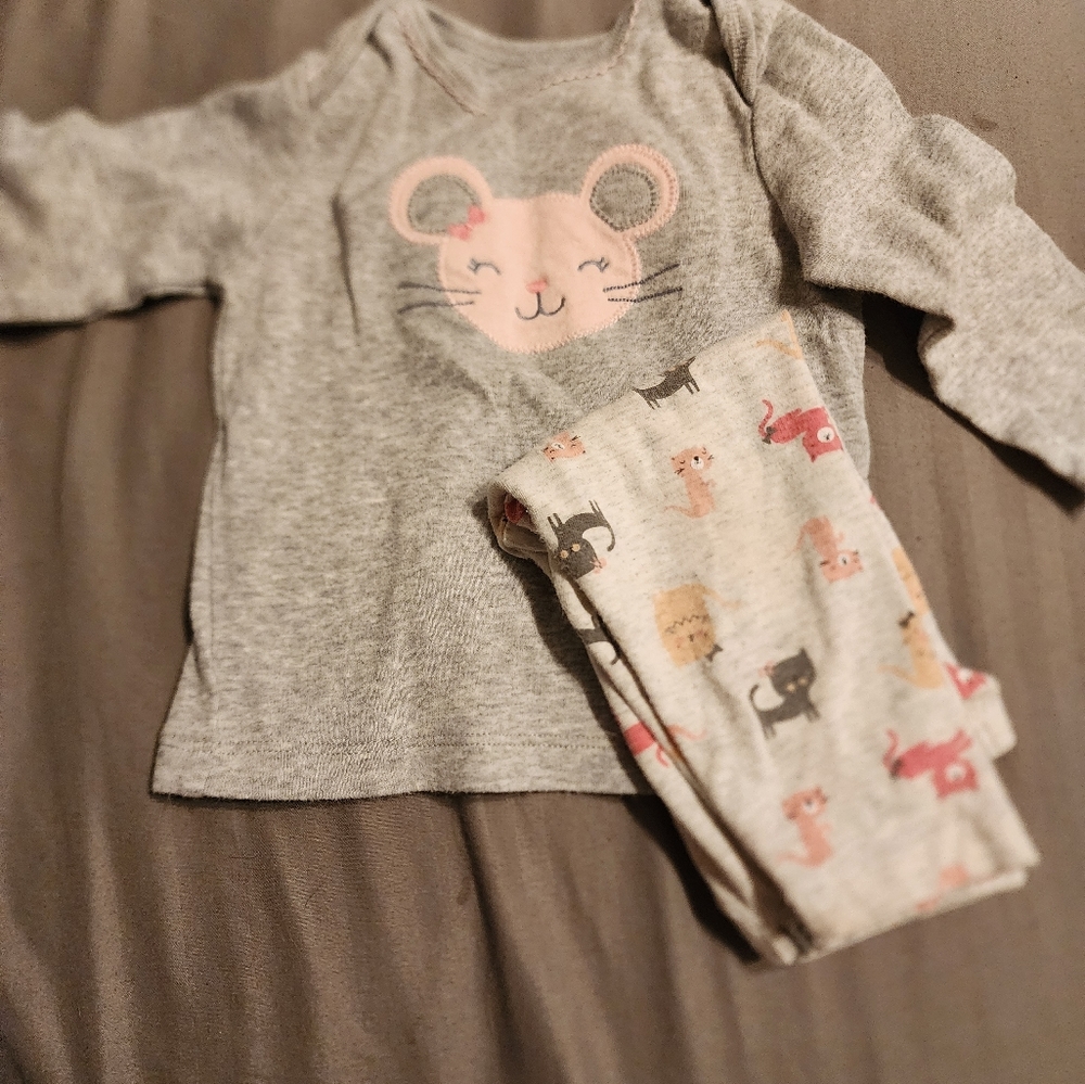 3-6 matching set pajamas - Picture 1 of 4